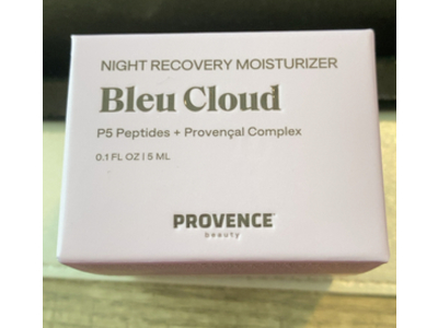 Provence Beauty Bleu Cloud Night Recovery Moisturizer, 0.1 fl oz/5 mL