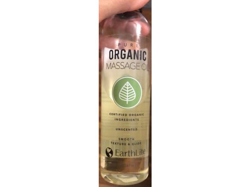 Earthlite Organic Massage Oil, 8 oz/207 mL