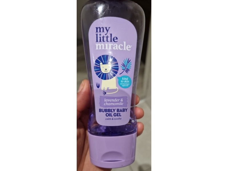 My Little Miracle Bubbly Baby Oil Gel, Lavender & Chamomile, 200 mL