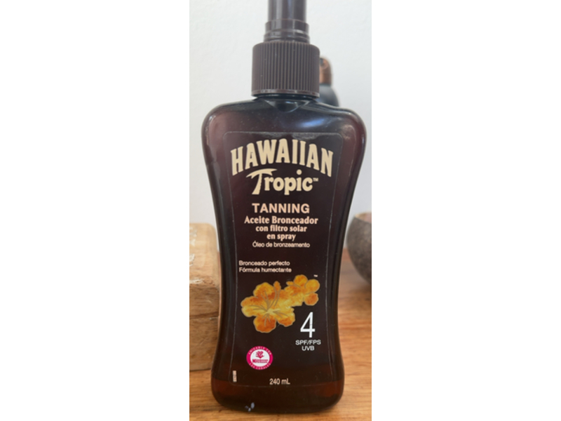 Hawaiian Tropic Tanning Spray, SPF 4, 240 mL