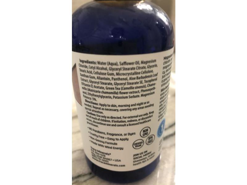 Trace Minerals Tm Skincare Magnesium Lotion, 8 fl oz/237 mL