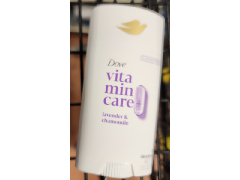 Dove Vitamin Care Deodorant, Lavender & Chamomile, 2.6 oz/74 g