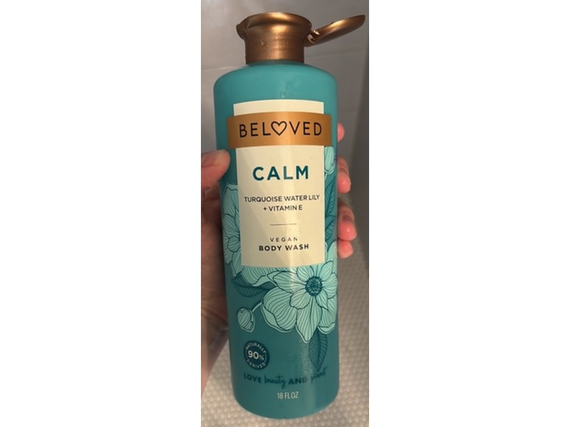 Beloved Calm Body Wash, Turquoise Water Lily & Vitamin E, 18 fl oz