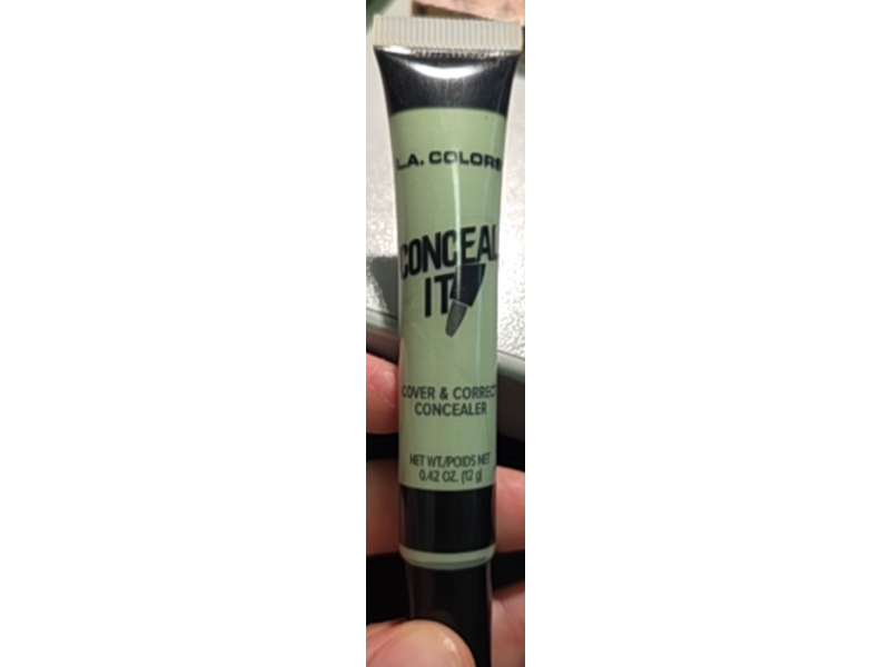 L.A. Colors Conceal It Cover & Correct Concealer, Green, 0.42 oz/12 g