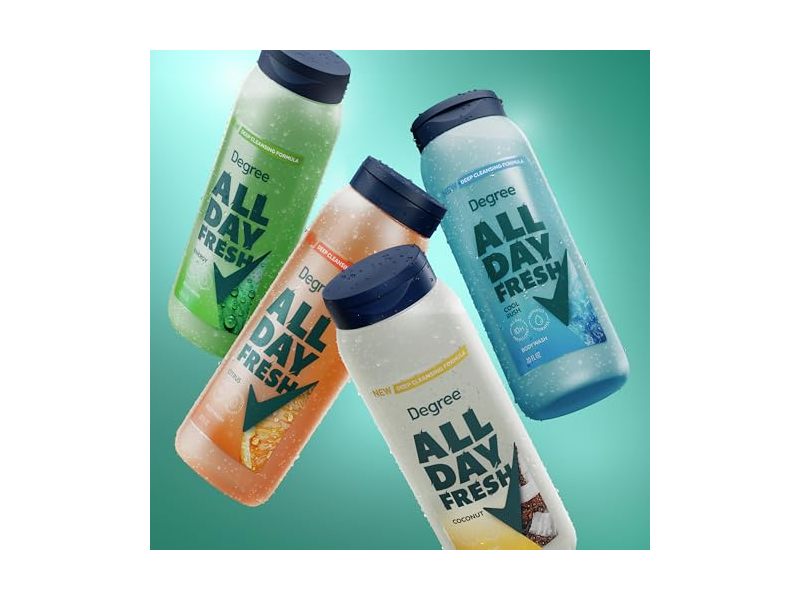 Degree All Day Fresh Energy Body Wash, 20 fl oz