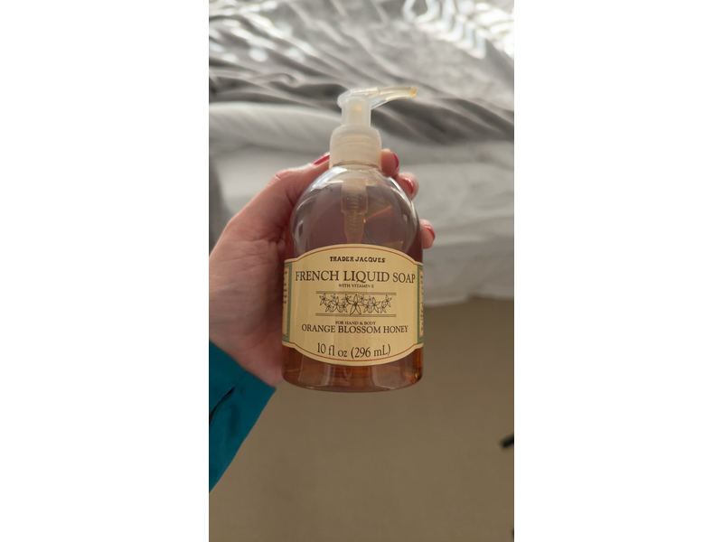 Trader Jacques French Liquid Soap, Orange Blossom Honey, 10 fl oz/296 mL, Pack Of 2