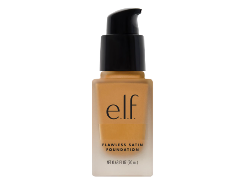 e.l.f. Cosmetics Flawless Satin Foundation, Almond, 0.68 fl oz/20 mL