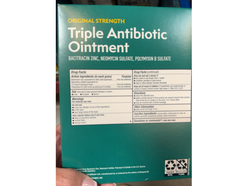 Member's Mark Triple Antibiotic Ointment, 3 oz/84 g, 3 Count