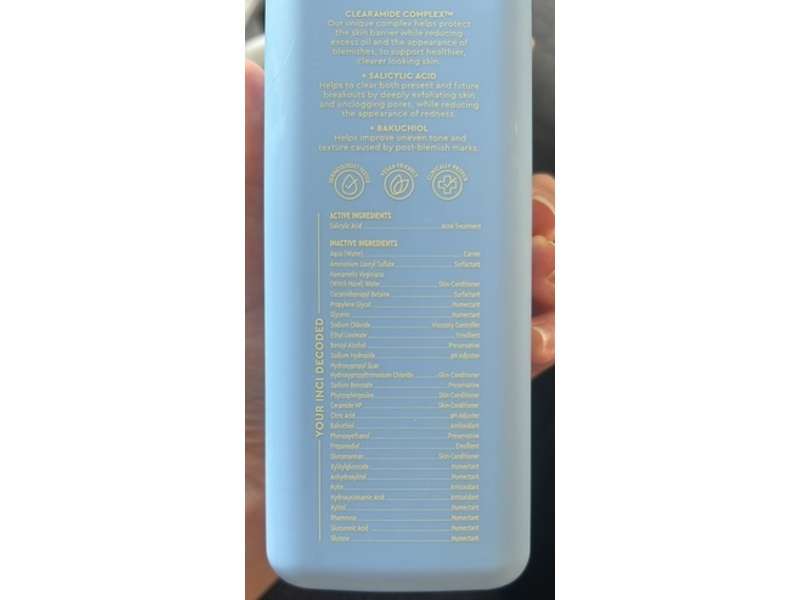 Byoma Blemish Acne Clearing Body Wash, 13.52 fl oz/400 mL