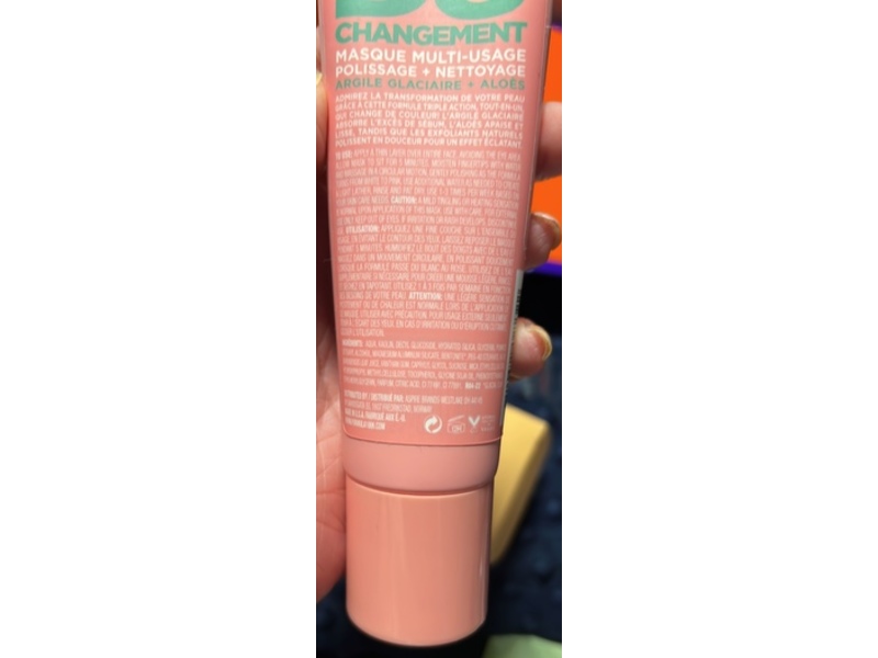 Formula10.0.6 The Change Maker Multi-Tasking Mask+Polish & Wash, Glacial Clay+Aloe, 2.70 fl oz/80 mL