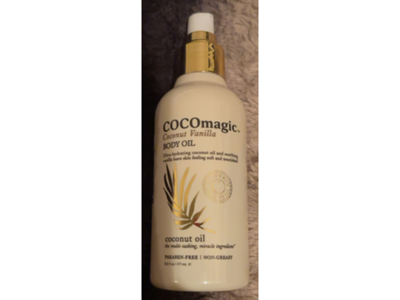 Cocomagic Body Oil, Coconut Vanilla, 6.0 fl oz/177 mL