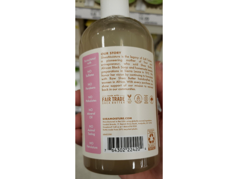 SheaMoisture Baby Extra Comforting Wash & Shampoo, Oat Milk & Rice Water, 13 fl oz/384 mL