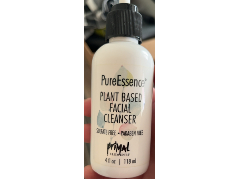 Primal Pure Essence Plant Based Facial Cleanser, 4 fl oz/118 mL