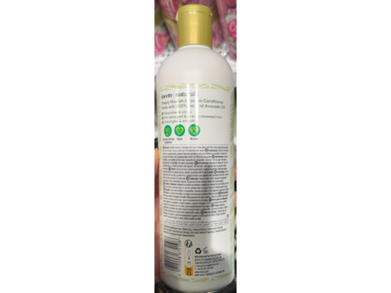 inecto Naturals Deeply Nourish Conditioner, Avacado, 16.9 fl oz/500 mL