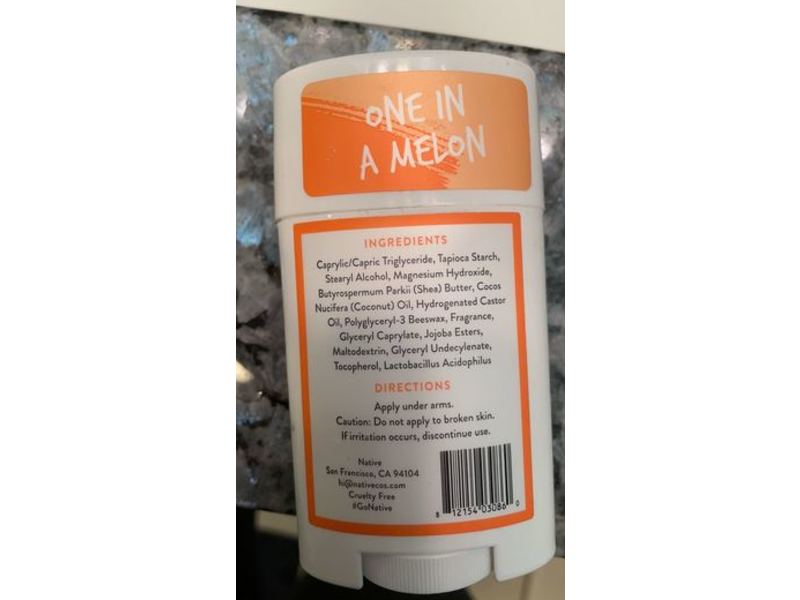 Native Teen Deodorant, One In A Melon, 2 fl oz/56.6 g