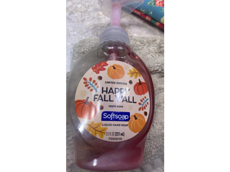 Softsoap Happy Fall Y'All Liquid Hand Soap, Apple, 7.5 fl oz/221 mL