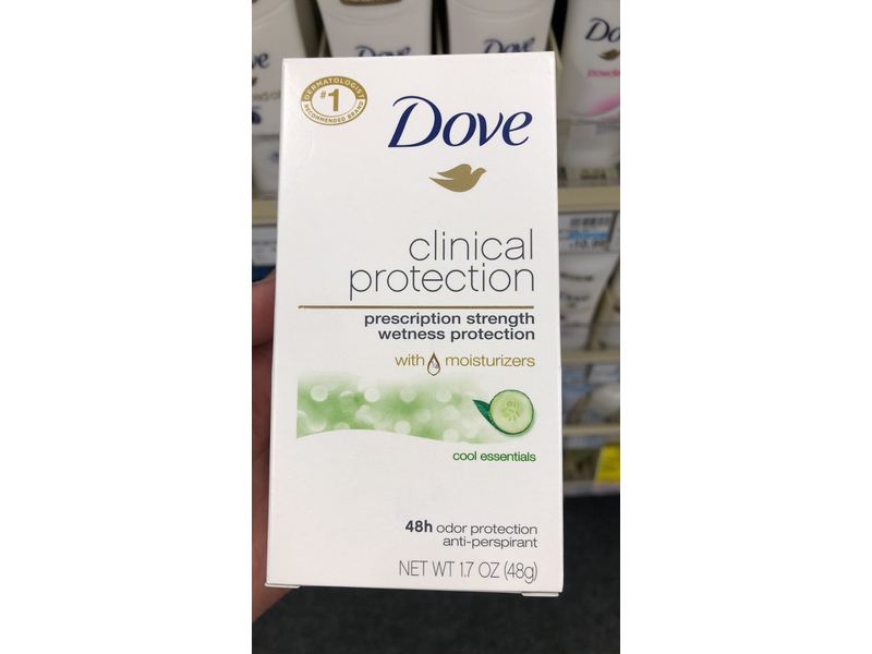 Dove Clinical Protection Cool Essentials Stick 1.7 oz/48 g, Pack Of 2