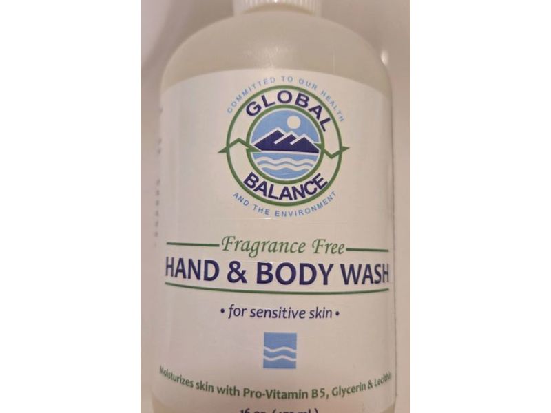 Global Balance Hand & Body Wash, Sensitive Skin, 16 oz/473 mL