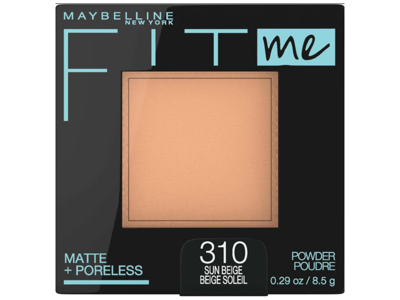 Maybelline New York Fit Me Matte + Poreless Powder, 310 Sun Beige, 9 g