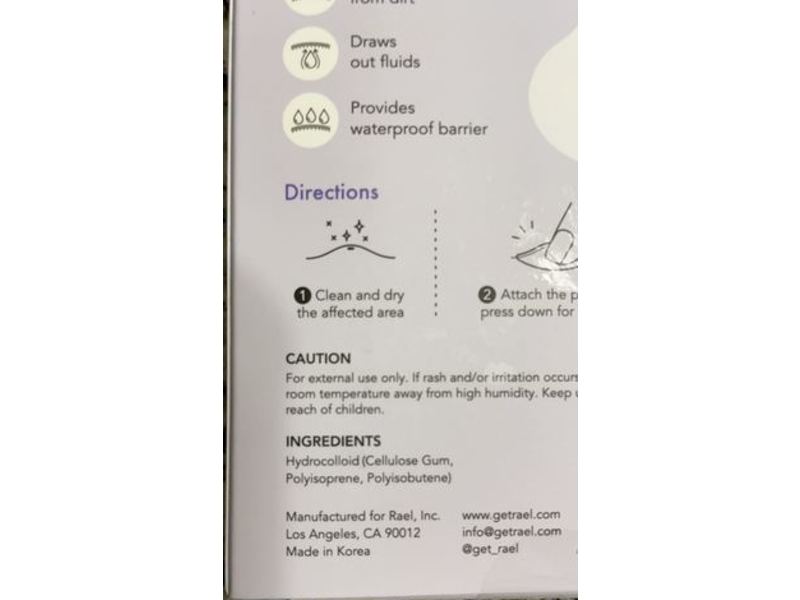 Rael Miracle Patch Spot Control Cover, 20 Count