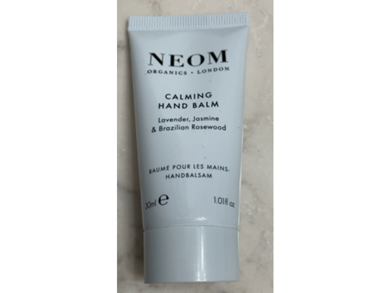 Neom Calming Hand Balm, Lavender, Jasmine & Brazilian Rosewood, 1.01 fl oz/30 mL