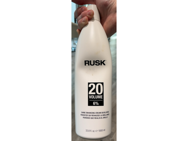 Rusk Shine Enhancing Cream Developer, Volume 20, 33.8 fl oz/1000 mL