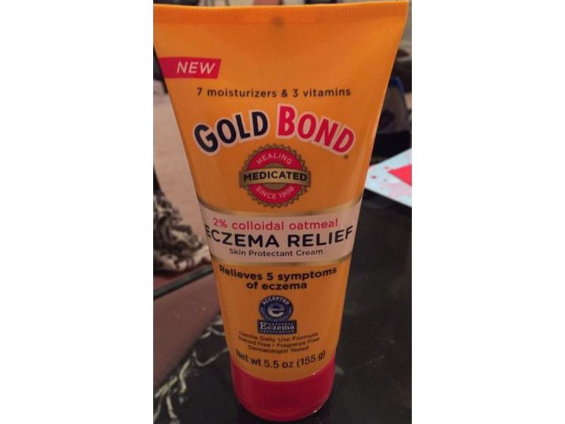 Gold Bond Eczema Relief Skin Protectant Cream, 2% Colloidal Oatmeal, 5.5 oz/155 g