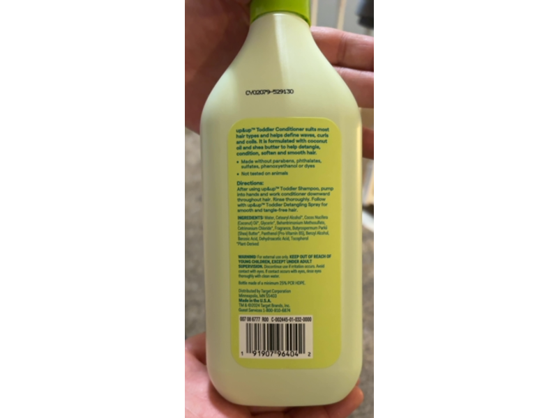 Up & Up Toddler Conditioner, Coconut & Aloe Vera, 20 fl oz/591 mL