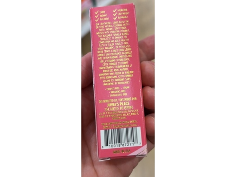 Juvia's Place Blushed Liquid Tint, Flamingo Rose, 0.27 fl oz