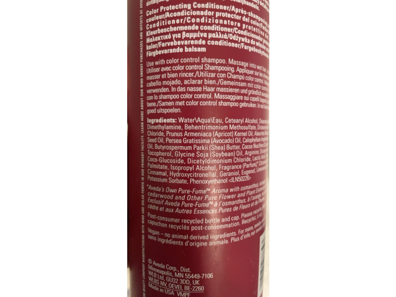 Aveda Color Control Conditioner, 33.8 fl oz/1 L