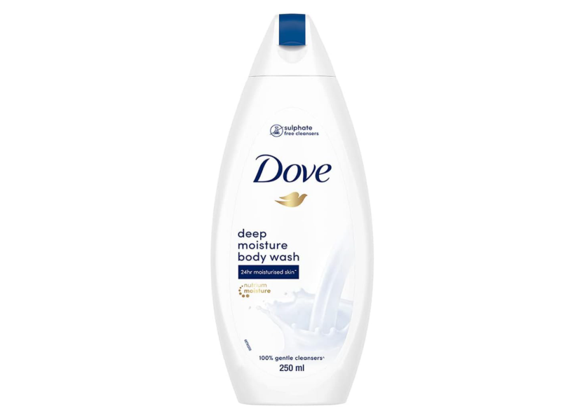 Dove Deep Moisture Body Wash, 8.4 oz/250 mL, Pack Of 3