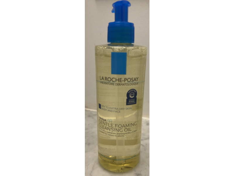 La Roche-Posay New Gentle Foaming Cleansing Oil, 13.52 fl oz/400 mL