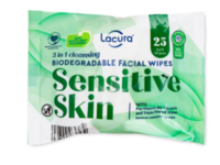 Lacura 3 In 1 Facial Wipes, 25 Count - Image 2