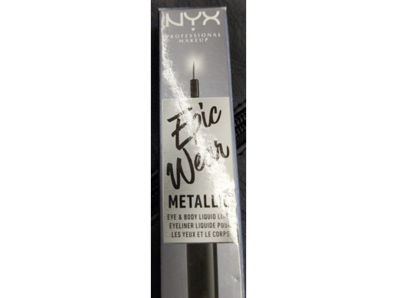NYX Epic Wear Metallic Eyeliner, Gunmetal, 3.5 mL