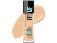 Maybelline New York Fit Me! Matte + Poreless Foundation, Warm Nude 128, 1 oz/30 mL - thumbnail 1