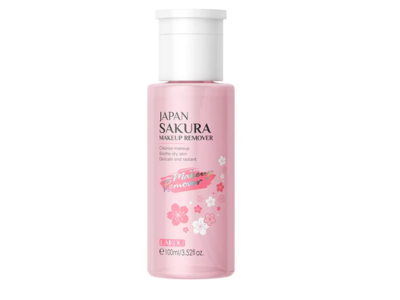 Laikou Japan Sakura Makeup Remover, 3.52 fl oz/100 mL