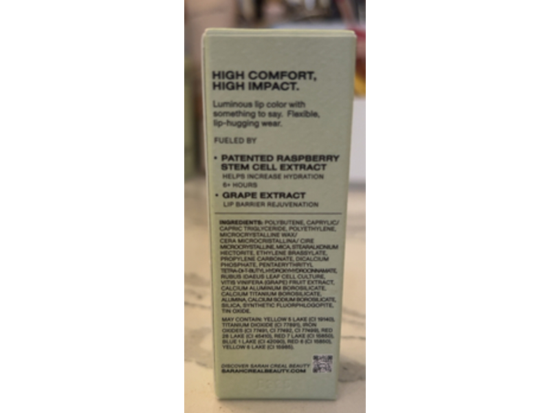 Sarah Creal Speak For Yourself Hydrating Lipstick, Double Standard, 0.12 oz/3.5 g