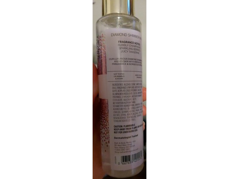 Bath & Body Works Diamond Shimmer Mist , Champagne Toast, 4.9 fl oz/145 mL