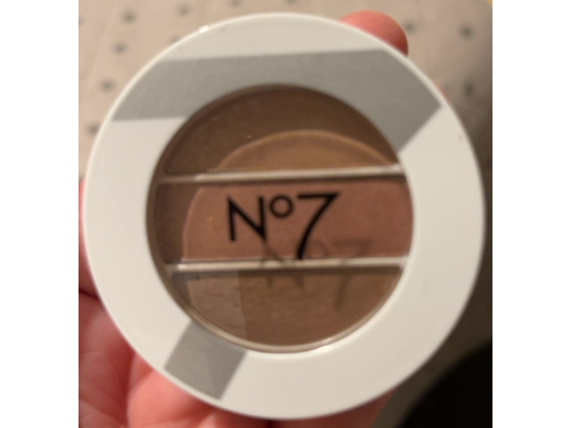 No7 Trio Eyeshadow Palette, Sunset, 2.6 g