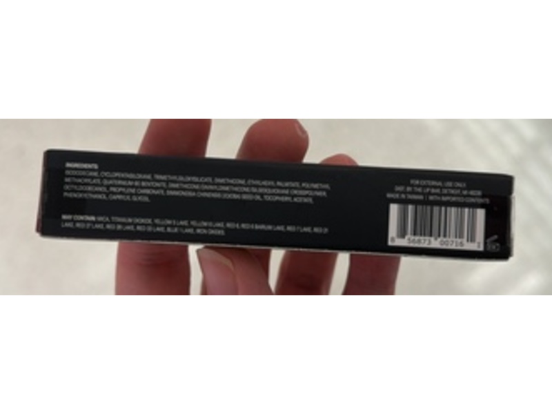The Lip Bar Nonstop Liquid Matte Lipstick, Rebel Deep Burgundy, 0.24 fl oz/7 mL