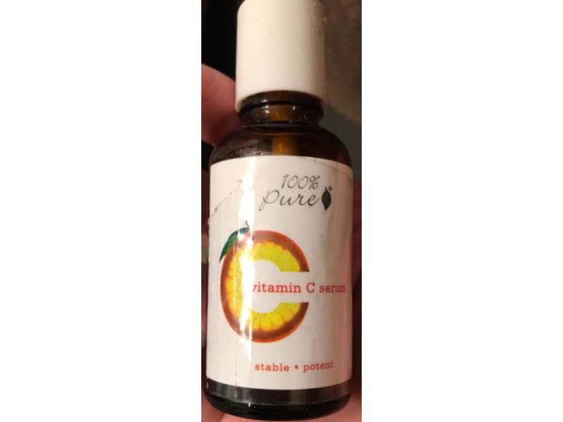 100% Pure Vitamin C Serum, Stable + Potent, 1 fl oz/30 mL