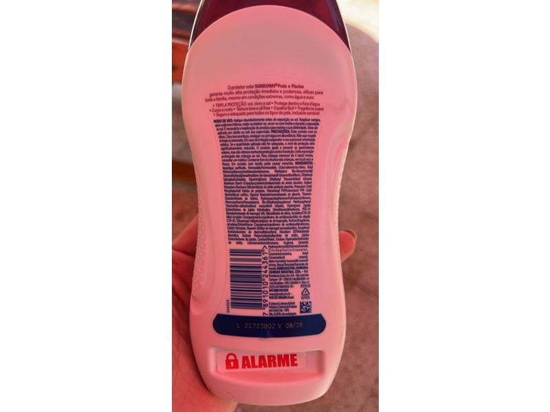 Johnson & Johnson Sundown Praia e Piscina Sunscreen, SPF 70, 200 mL, Pack Of 2