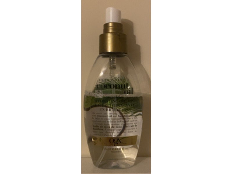 Ogx Weightless Hydrating Oil Mist, Coconut Oil, 4 fl oz/ 118 mL, Pack Of 2