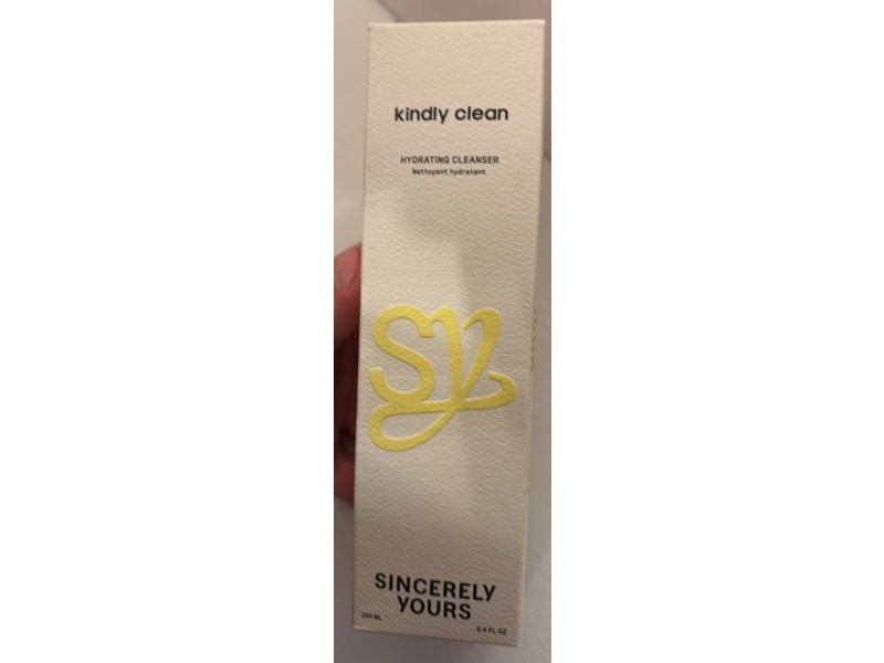Sincerely Yours Kindly Clean Hydrating Cleanser, 3.4 fl oz/100 mL