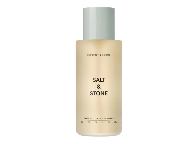 Salt & Stone Body Oil, Bergamot & Hinoki, 3.8 fl oz/112 mL