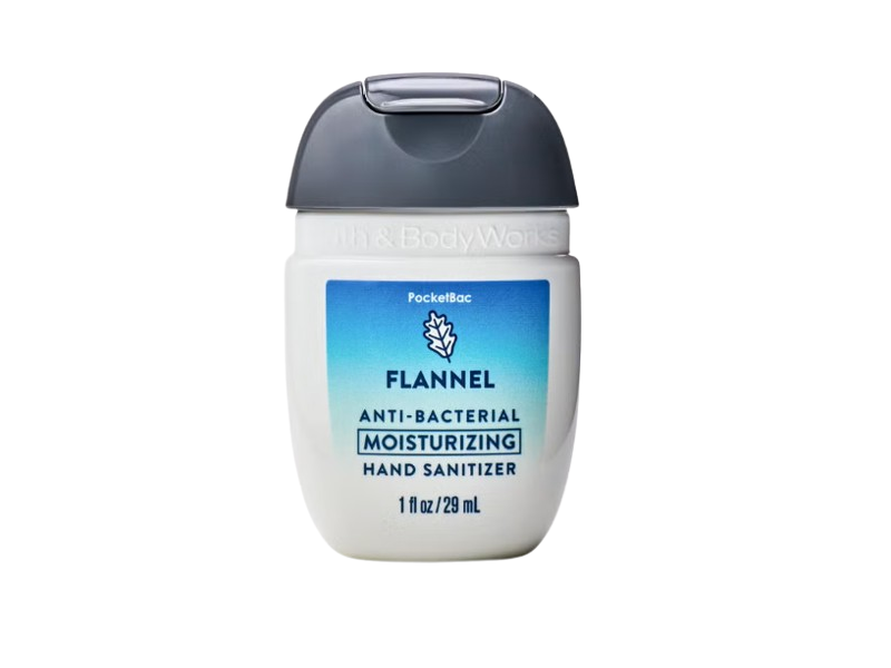 Bath & Body Works Pocketbac Flannel Anti-Bacterial Moisturizing Hand Sanitizer, 1 fl oz/29 mL