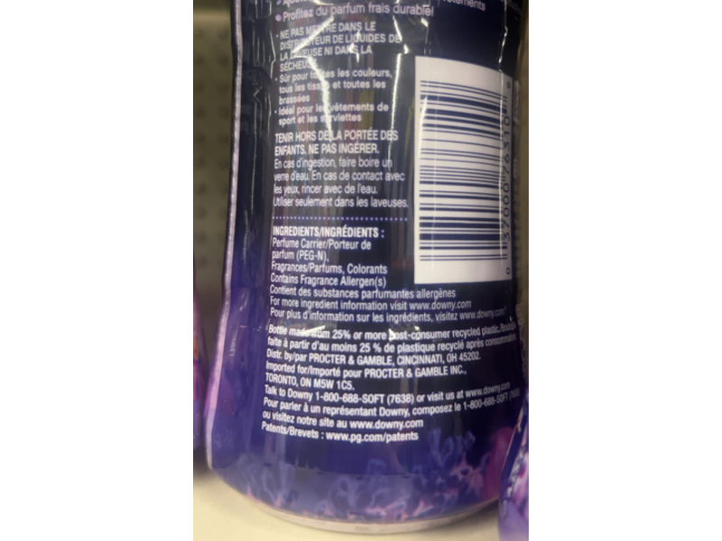 Downy Infusions Calm In-Wash Scent Booster, Lavender & Vanilla Bean, 13.4 oz/379 g