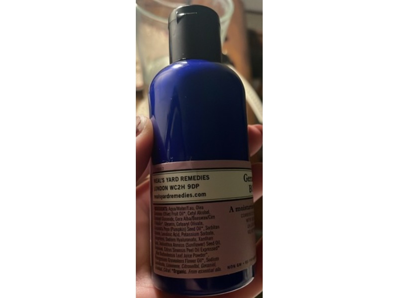 Neal's Yard Remedies Nourishing Body Lotion, Geranium & Orange, 3.38 fl oz/100 mL