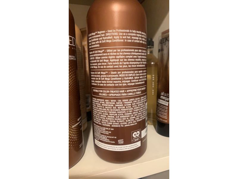 Redken All Soft Mega Moisturizing Shampoo, 33.8 fl oz / 1000 ml
