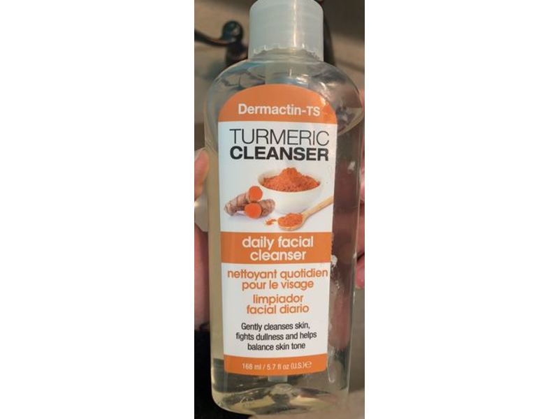 Dermactin Clarifying Daily Facial Cleanser, Turmeric, 8 fl oz/236.5 mL